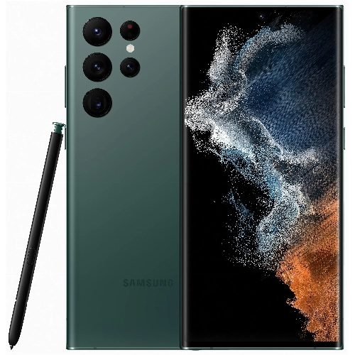Смартфон Samsung Galaxy S22 Ultra 12/1024 ГБ, зеленый